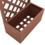 Jardinera con enrejado WPC 65x30x135 cm de vidaXL, Maceteros y jardineras - Ref: Foro24-149021, Precio: 131,99 €, Descuento: %