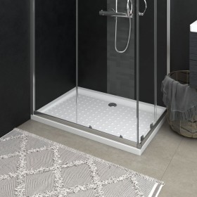 Shower tray with white ABS points 70x100x4 cm by vidaXL, Shower trays - Ref: Foro24-148899, Price: 133,45 €, Discount: %