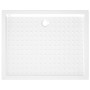 Shower tray with white ABS dots 80x100x4 cm by vidaXL, Shower trays - Ref: Foro24-148897, Price: 125,67 €, Discount: %