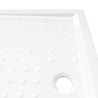 Plato de ducha con puntos ABS blanco 80x100x4 cm de vidaXL, Platos de ducha - Ref: Foro24-148897, Precio: 125,67 €, Descuento: %