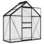 Anthracite gray aluminum greenhouse 1.33 m² by vidaXL, Greenhouses - Ref: Foro24-312064, Price: 237,06 €, Discount: %