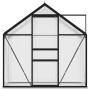 Anthracite gray aluminum greenhouse 1.33 m² by vidaXL, Greenhouses - Ref: Foro24-312064, Price: 237,06 €, Discount: %