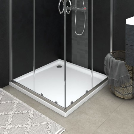 Square white ABS shower tray 80x80 cm by vidaXL, Shower trays - Ref: Foro24-148907, Price: 110,69 €, Discount: %