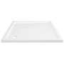 Square white ABS shower tray 80x80 cm by vidaXL, Shower trays - Ref: Foro24-148907, Price: 110,69 €, Discount: %