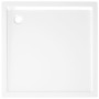 Square white ABS shower tray 80x80 cm by vidaXL, Shower trays - Ref: Foro24-148907, Price: 110,69 €, Discount: %