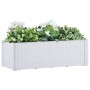 Blumenbeet mit automatischem Bewässerungssystem weiß 100x43x33 cm von vidaXL, Töpfe und Pflanzgefäße - Ref: Foro24-313959, Pr...