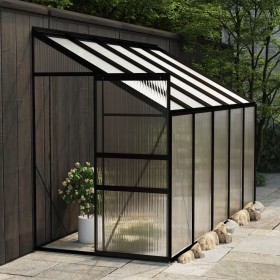 Anthracite gray aluminum greenhouse 6.23 m³ by vidaXL, Greenhouses - Ref: Foro24-312046, Price: 322,33 €, Discount: %