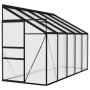 Anthracite gray aluminum greenhouse 6.23 m³ by vidaXL, Greenhouses - Ref: Foro24-312046, Price: 322,33 €, Discount: %