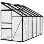 Anthracite gray aluminum greenhouse 6.23 m³ by vidaXL, Greenhouses - Ref: Foro24-312046, Price: 322,33 €, Discount: %