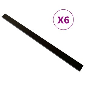 Porch joists 6 units WPC black 170x8.5x4.5 cm by vidaXL, Floors and carpets - Ref: Foro24-149005, Price: 122,99 €, Discount: %