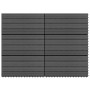 Porch tiles 6 pcs WPC black 60x30 cm 1.08 m² by vidaXL, Floors and carpets - Ref: Foro24-149029, Price: 68,99 €, Discount: %