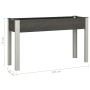 Mesa de cultivo para jardín WPC gris 125x40x75 cm de vidaXL, Maceteros y jardineras - Ref: Foro24-149012, Precio: 133,96 €, D...