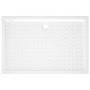 Shower tray with white ABS points 80x120x4 cm by vidaXL, Shower trays - Ref: Foro24-148901, Price: 133,83 €, Discount: %