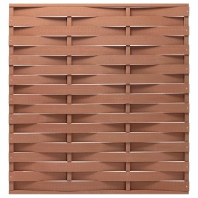 Brown WPC fence panel 170x180 cm by vidaXL, fence panels - Ref: Foro24-148994, Price: 214,99 €, Discount: %