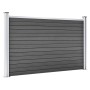 Schwarzes WPC-Zaunelement 180x105 cm von vidaXL, Zaunpaneele - Ref: Foro24-148975, Preis: 245,38 €, Rabatt: %