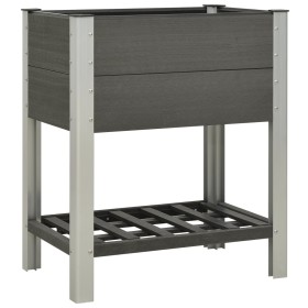 Garden planting table with gray WPC shelf 75x50x90 cm by vidaXL, Pots and planters - Ref: Foro24-149014, Price: 140,99 €, Dis...