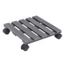 Soporte con ruedas para plantas 2 unidades WPC gris 30x30x7,5cm de vidaXL, Soportes para macetas - Ref: Foro24-149034, Precio...