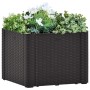 Flowerbed with automatic irrigation system anthracite 43x43x33 cm by vidaXL, Pots and planters - Ref: Foro24-313957, Price: 7...