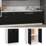 Armario inferior de cocina ingeniería negro 60x46x81,5 cm de vidaXL, Armarios de cocina - Ref: Foro24-801189, Precio: 86,44 €...