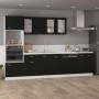 Black engineering kitchen base cabinet 60x46x81.5 cm by vidaXL, Kitchen cabinets - Ref: Foro24-801189, Price: 85,99 €, Discou...