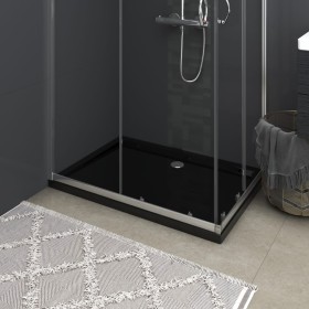 Rectangular black ABS shower tray 70x100 cm by vidaXL, Shower trays - Ref: Foro24-148915, Price: 109,87 €, Discount: %