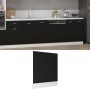 Panel para lavavajillas madera contrachapada negro 59,5x3x67 cm de vidaXL, Armarios de cocina - Ref: Foro24-802563, Precio: 2...