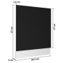 Black plywood dishwasher panel 59.5x3x67 cm by vidaXL, Kitchen cabinets - Ref: Foro24-802563, Price: 24,79 €, Discount: %