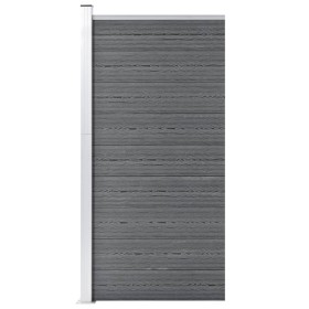 Panel de valla WPC gris 95x186 cm de vidaXL, Paneles de vallas - Ref: Foro24-148978, Precio: 176,99 €, Descuento: %