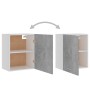 Armario colgante contrachapada gris hormigón 50x31x60 cm de vidaXL, Armarios de cocina - Ref: Foro24-801264, Precio: 62,47 €,...