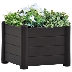 Anthrazitgraues PP-Gartenbett 43x43x35 cm von vidaXL, Töpfe und Pflanzgefäße - Ref: Foro24-313973, Preis: 57,99 €, Rabatt: %