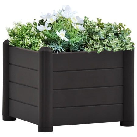 Arriate de jardín PP gris antracita 43x43x35 cm de vidaXL, Maceteros y jardineras - Ref: Foro24-313973, Precio: 56,92 €, Desc...