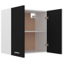 Hängender Küchenschrank aus schwarzem Holzwerkstoff, 60 x 31 x 60 cm von vidaXL, Küchenschränke - Ref: Foro24-801269, Preis: ...