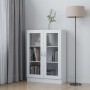 Sperrholz-Vitrine weiß 82,5x30,5x115 cm von vidaXL, Bücherregale und Regale - Ref: Foro24-802750, Preis: 92,31 €, Rabatt: %