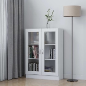 White plywood display case 82.5x30.5x115 cm by vidaXL, Bookcases and shelves - Ref: Foro24-802750, Price: 91,52 €, Discount: %