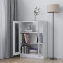 Sperrholz-Vitrine weiß 82,5x30,5x115 cm von vidaXL, Bücherregale und Regale - Ref: Foro24-802750, Preis: 92,31 €, Rabatt: %