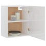 Hanging wardrobe 2 pcs glossy white plywood 50x31x60 cm by vidaXL, Kitchen cabinets - Ref: Foro24-805083, Price: 91,57 €, Dis...