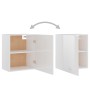 Hängegarderobe 2 Stück glänzend weißes Sperrholz 50x31x60 cm von vidaXL, Küchenschränke - Ref: Foro24-805083, Preis: 91,57 €,...