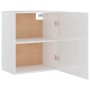 Hanging wardrobe 2 pcs glossy white plywood 50x31x60 cm by vidaXL, Kitchen cabinets - Ref: Foro24-805083, Price: 91,57 €, Dis...