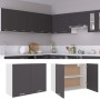 Gray plywood kitchen hanging cabinet 80x31x60 cm by vidaXL, Kitchen cabinets - Ref: Foro24-801278, Price: 76,99 €, Discount: %