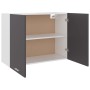 Gray plywood kitchen hanging cabinet 80x31x60 cm by vidaXL, Kitchen cabinets - Ref: Foro24-801278, Price: 76,99 €, Discount: %