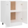 Armario inferior cocina contrachapada blanco 60x46x81,5 cm de vidaXL, Armarios de cocina - Ref: Foro24-801193, Precio: 84,77 ...