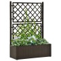 Garden bed with trellis and automatic irrigation system moca by vidaXL, Pots and planters - Ref: Foro24-313968, Price: 154,89...