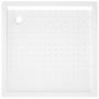 Shower tray with white ABS dots 80x80x4 cm by vidaXL, Shower trays - Ref: Foro24-148900, Price: 99,92 €, Discount: %