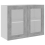 Concrete gray plywood kitchen hanging cabinet 80x31x60 cm by vidaXL, Kitchen cabinets - Ref: Foro24-802533, Price: 94,37 €, D...