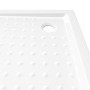 Shower tray with white ABS dots 80x80x4 cm by vidaXL, Shower trays - Ref: Foro24-148900, Price: 99,92 €, Discount: %