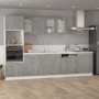 Concrete gray plywood kitchen hanging cabinet 80x31x60 cm by vidaXL, Kitchen cabinets - Ref: Foro24-802533, Price: 94,37 €, D...