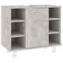 Armario de baño contrachapada gris hormigón 60x32x53,5 cm de vidaXL, Muebles de baño - Ref: Foro24-802637, Precio: 53,60 €, D...