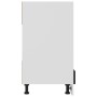 Black plywood oven cabinet 60x46x81.5 cm by vidaXL, Kitchen cabinets - Ref: Foro24-802498, Price: 56,00 €, Discount: %