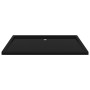 Rectangular black ABS shower tray 70x120 cm by vidaXL, Shower trays - Ref: Foro24-148914, Price: 121,04 €, Discount: %