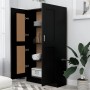 Bücherschrank aus schwarzem Sperrholz, 82,5 x 30,5 x 150 cm von vidaXL, Bücherregale und Regale - Ref: Foro24-802724, Preis: ...